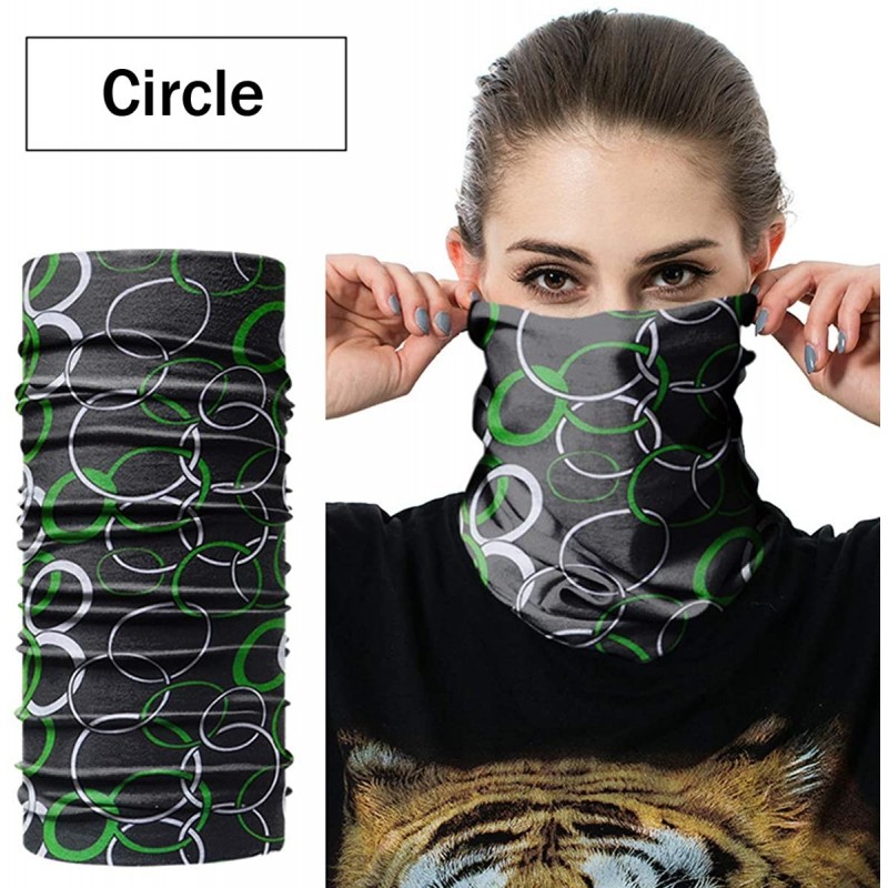 Unisex Multifunctional Seamless Bandana Face Mask Neck Gaiter Headwear Tube Mask Scarf Circle 2697