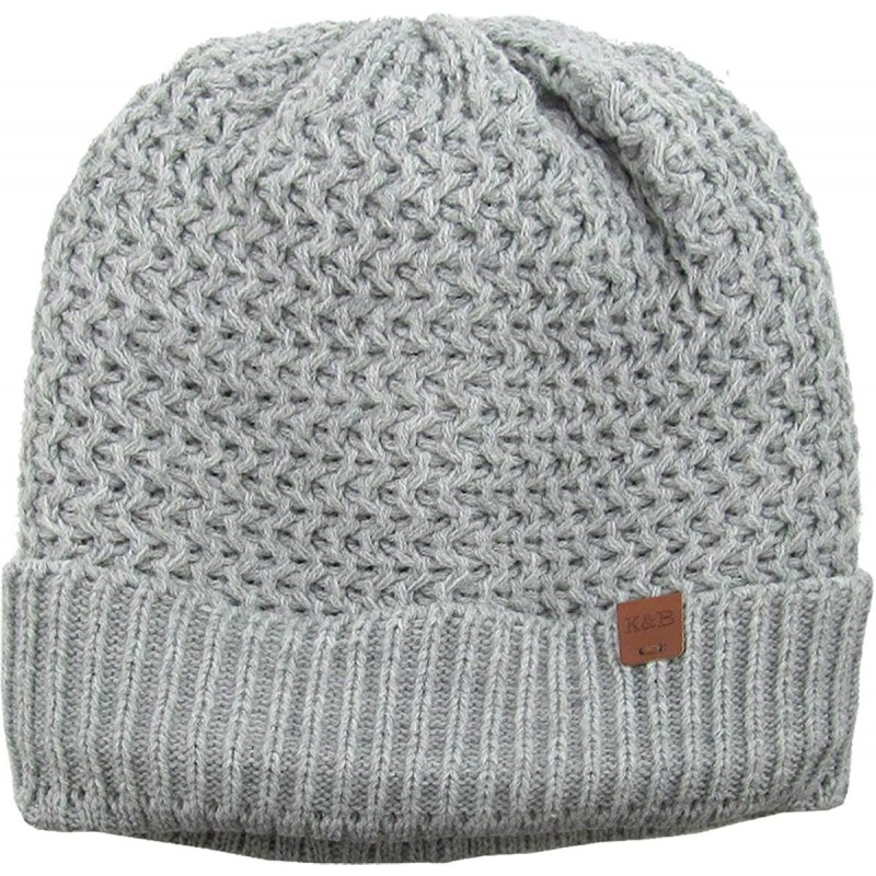 Men Women Knit Winter Warmers Hat Daily Slouchy Hats Beanie Skull Cap ...