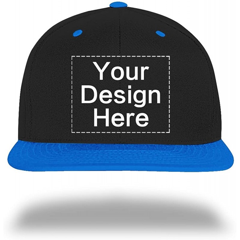 Custom Baseball Cap Snapback Hiphop Hats Design Your Text Name or Logo ...