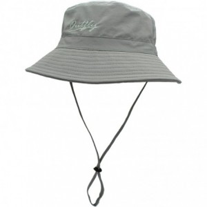 Sun Hats Womens Bucket Sun Hat UPF 50+ Light Weight Sun Protection Caps - Gray - C518C0MY0LC $10.81