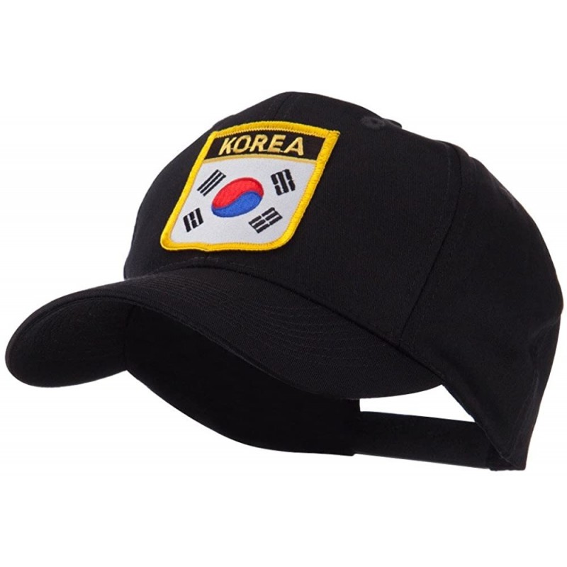 Baseball Caps Asia Australia and Other Flag Shield Patch Cap - Korea - C718WQY2229 $21.35