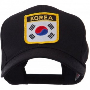 Baseball Caps Asia Australia and Other Flag Shield Patch Cap - Korea - C718WQY2229 $21.35