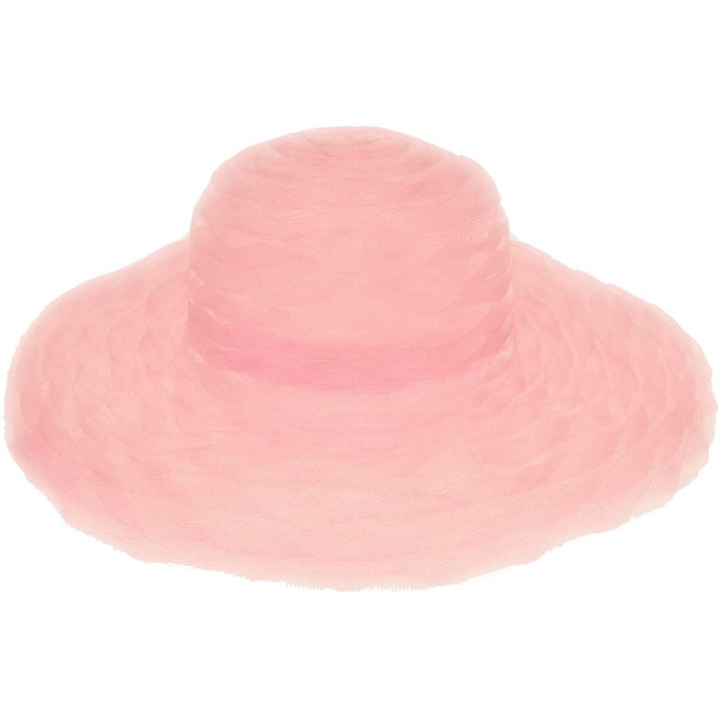 Sun Hats Great Deals! Braided Poly Hat / Pink - CA112U8LDHL $12.47