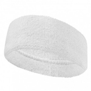 Headbands 3 inch wide headband for fashion spa sports use- WHITE (1 Piece) - WHITE - CP11HI1F7J5 $9.32