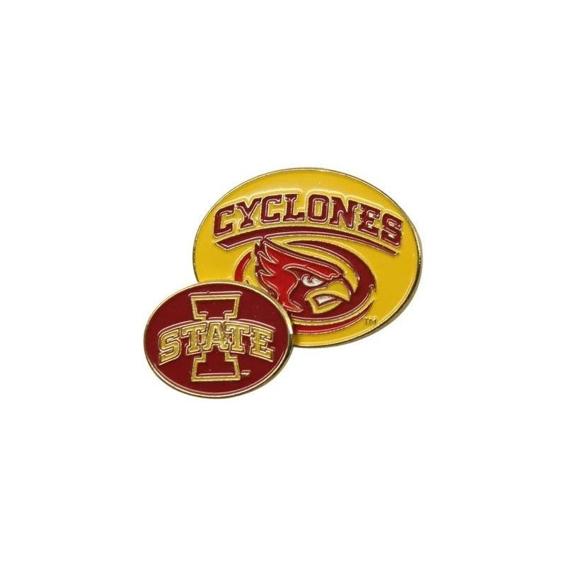 Baseball Caps Iowa State Cyclones Lapel Pin Gold - C018RCKX3KL $8.02