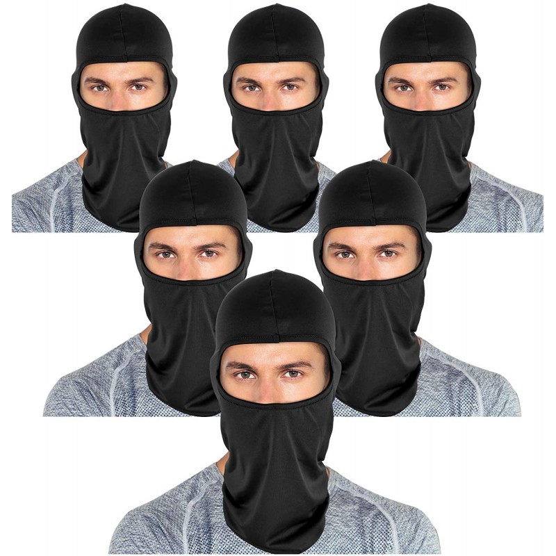 6 Pieces Face Balaclava Cover Ice Silk UV Protection Full Face Cover ...