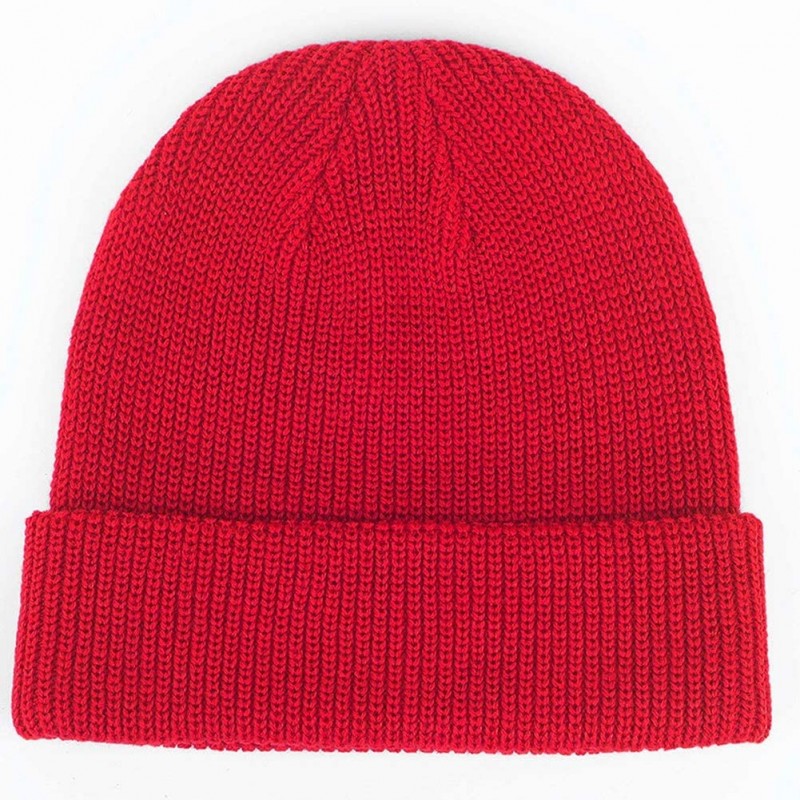Warm Daily Slouchy Beanie Hat Knit Cap for Men and Women - Red ...