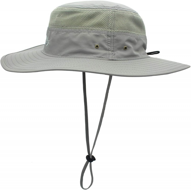 Outdoor Mesh Boonie Hat Outdoor UPF 50+ Wide Brim Sun Hat Windproof ...