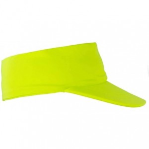 Visors Runners Lightweight Comfort Performance Visor - Multiple Designs - One Size Fits Most - Safety Yellow - C118OQWUK4O $1...